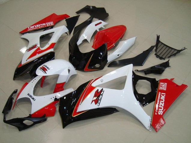 Suzuki GSXR 1000 K7 07-08 - Blanco Rojo Negro Suzuki GSXR 1000 K7 07-08 - Blanco Rojo Negro