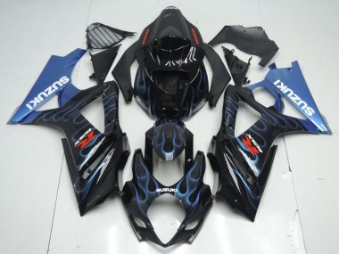 Suzuki GSXR 1000 K7 07-08 - Llama azul negra