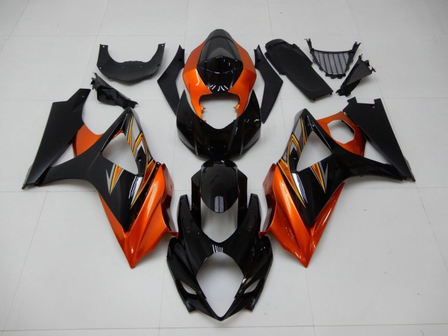 Suzuki GSXR 1000 K7 07-08 - Naranja Negro Suzuki GSXR 1000 K7 07-08 - Naranja Negro