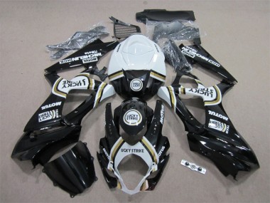 Suzuki GSXR 1000 K7 07-08 - Negro Lucky Strike Blanco Motul
