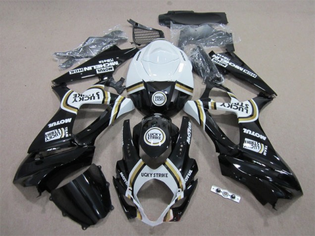 Suzuki GSXR 1000 K7 07-08 - Negro Lucky Strike Blanco Motul Suzuki GSXR 1000 K7 07-08 - Negro Lucky Strike Blanco Motul