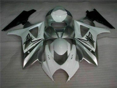 Suzuki GSXR 1000 K7 07-08 - Plata Blanco