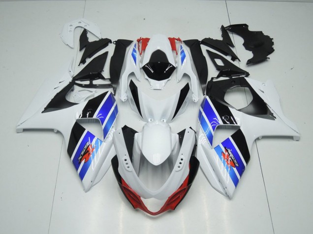 Suzuki GSXR 1000 K9 09-16 - Blanco Azul Negro Suzuki GSXR 1000 K9 09-16 - Blanco Azul Negro