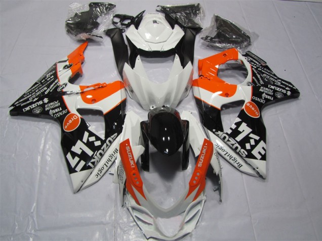 Suzuki GSXR 1000 K9 09-16 - Blanco Negro Naranja Brillante Logic Suzuki GSXR 1000 K9 09-16 - Blanco Negro Naranja Brillante Logic