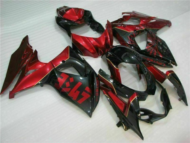 Suzuki GSXR 1000 K9 09-16 - Rojo Llama Negro