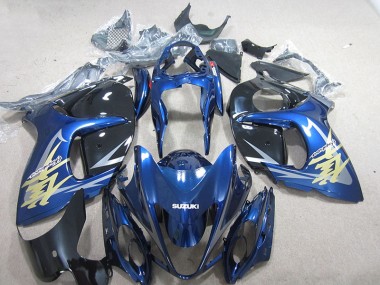 Suzuki GSXR 1300 Hayabusa 08-19 - Azul Blanco Oro Calcomanía