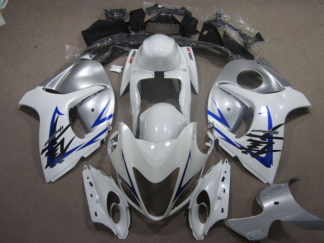 Suzuki GSXR 1300 Hayabusa 08-19 - Blanco Plata Azul