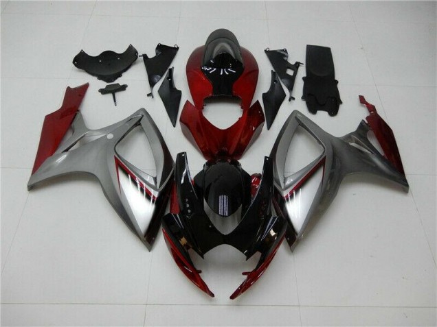 Suzuki GSXR 600 / 750 K6 06-07 - Rojo Plata