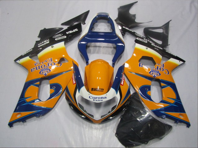 Suzuki GSXR 600 K1 K2 K3 01-03 - Azul Naranja Corona Extra Suzuki GSXR 600 K1 K2 K3 01-03 - Azul Naranja Corona Extra