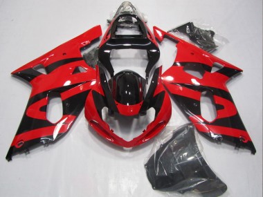 Suzuki GSXR 600 K1 K2 K3 01-03 - Negro Rojo