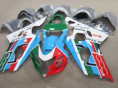 Suzuki GSXR 600 K4 04-05 - Azul Verde Rojo Motul