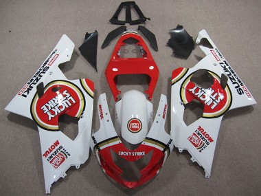 Suzuki GSXR 600 K4 04-05 - Rojo Blanco Lucky Strike Motul