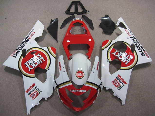 Suzuki GSXR 600 K4 04-05 - Rojo Blanco Lucky Strike Motul Suzuki GSXR 600 K4 04-05 - Rojo Blanco Lucky Strike Motul