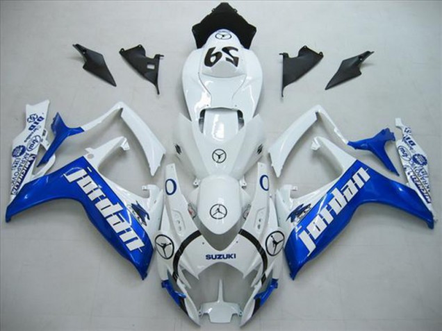 Suzuki GSXR 600 K6 06-07 - Blanco Azul Jordan Suzuki GSXR 600 K6 06-07 - Blanco Azul Jordan