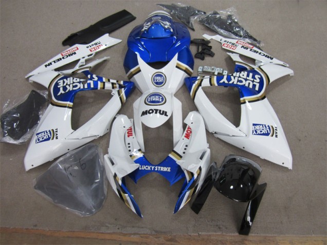Suzuki GSXR 600 K6 06-07 - Blanco Azul Lucky Strike Motul Suzuki GSXR 600 K6 06-07 - Blanco Azul Lucky Strike Motul