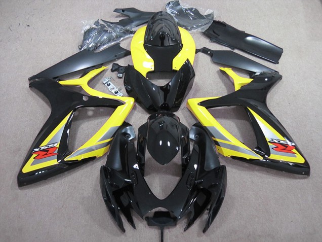Suzuki GSXR 600 K6 06-07 - Negro Amarillo Suzuki GSXR 600 K6 06-07 - Negro Amarillo