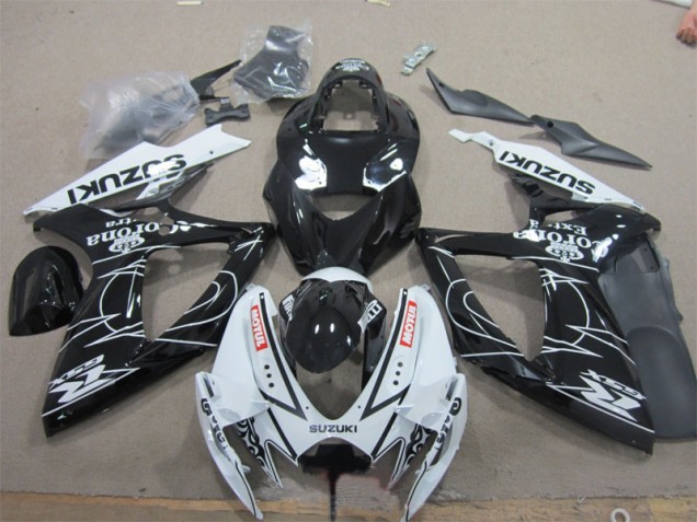 Suzuki GSXR 600 K6 06-07 - Negro Blanco Corona Extra Motul Suzuki GSXR 600 K6 06-07 - Negro Blanco Corona Extra Motul