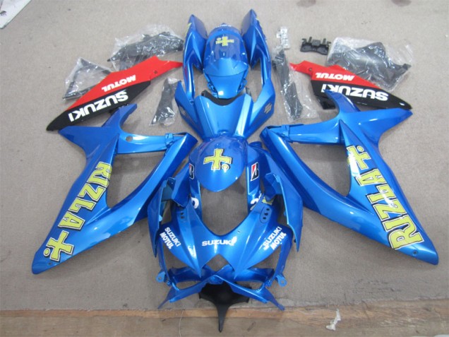 Suzuki GSXR 600 K8 08-10 - Azul Amarillo Rizla Blanco Motul Suzuki GSXR 600 K8 08-10 - Azul Amarillo Rizla Blanco Motul