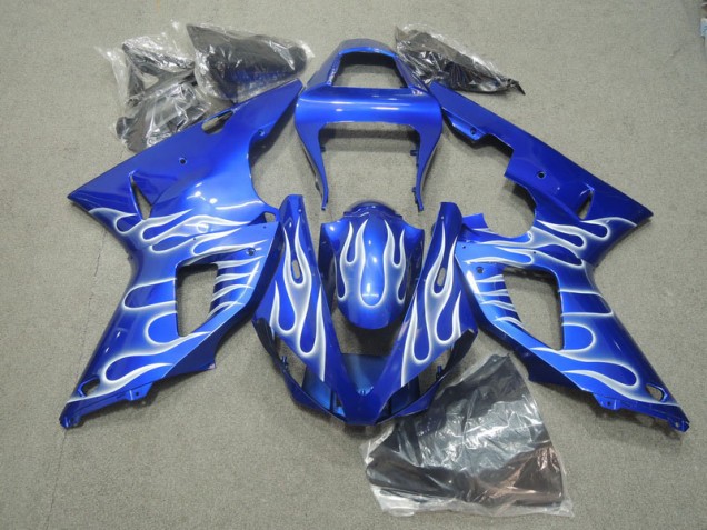 Yamaha R1 00-01 - Azul Blanco Llama