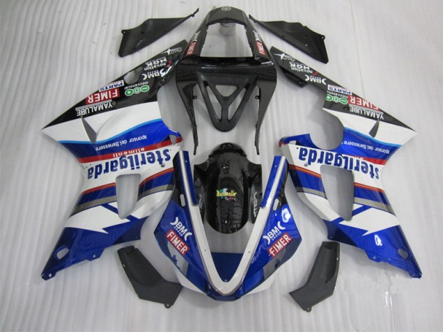 Yamaha R1 00-01 - Negro Blanco Azul Santander Yamaha R1 00-01 - Negro Blanco Azul Santander