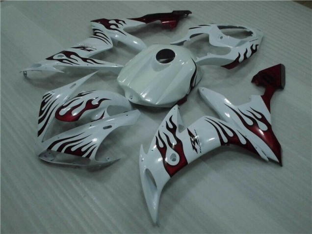Yamaha R1 04-06 - Blanco Rojo Llama Yamaha R1 04-06 - Blanco Rojo Llama
