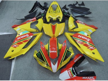 Yamaha R1 07-08 - Amarillo Rojo Swan