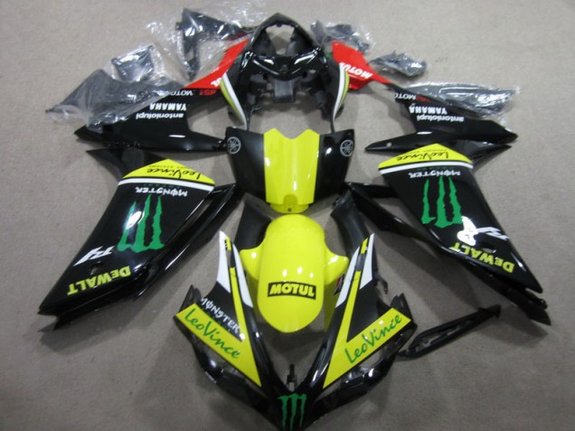 Yamaha R1 07-08 - Negro Amarillo Motul Leovince Yamaha R1 07-08 - Negro Amarillo Motul Leovince