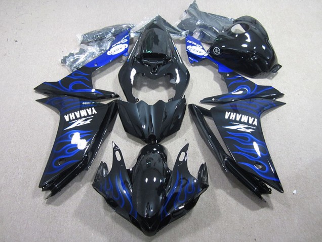 Yamaha R1 07-08 - Negro con Azul Llama