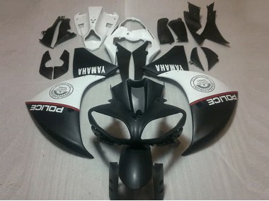 Yamaha R1 12-14 - Negro Mate Blanco