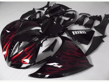 Yamaha R1 12-14 - Rojo Negro Llama