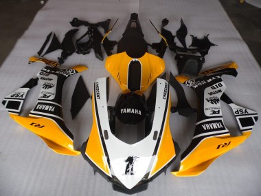 Yamaha R1 15-19 - Amarillo Blanco Negro