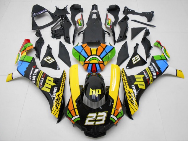 Yamaha R1 15-19 - Amarillo Negro 23
