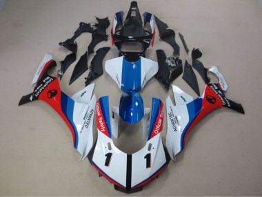 Yamaha R1 15-19 - Blanco Azul Rojo Advantec