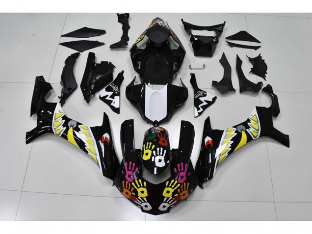 Yamaha R1 15-19 - Negro Blanco