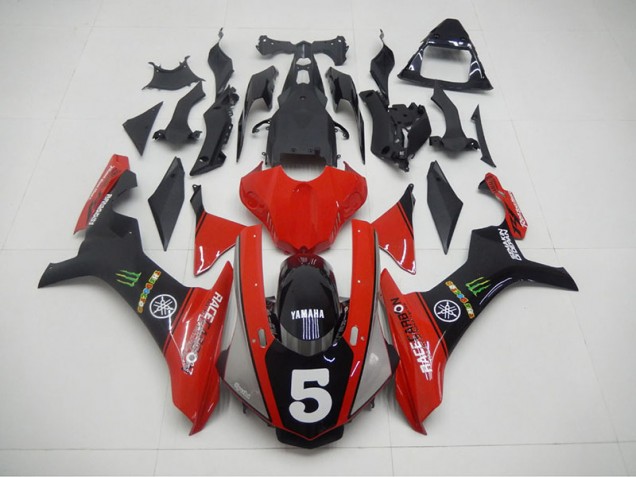 Yamaha R1 15-19 - Negro Rojo 5 Yamaha R1 15-19 - Negro Rojo 5