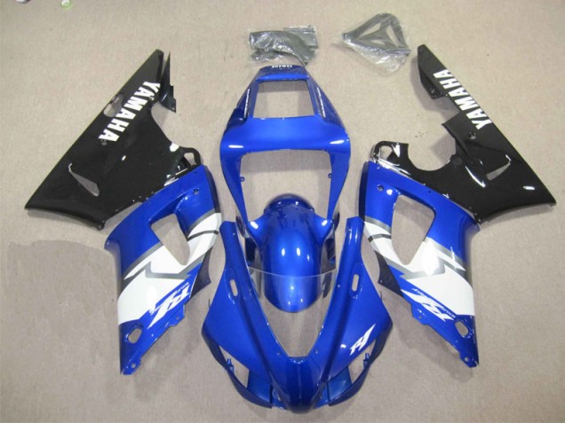 Yamaha R1 98-99 - Azul Negro Blanco Calcomanía Yamaha R1 98-99 - Azul Negro Blanco Calcomanía