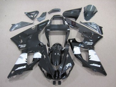 Yamaha R1 98-99 - Negro Blanco Calcomanía