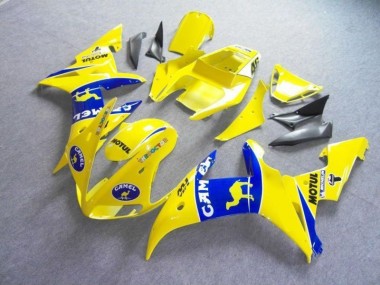 Yamaha R6 03-05 - Amarillo Azul Motul Camello
