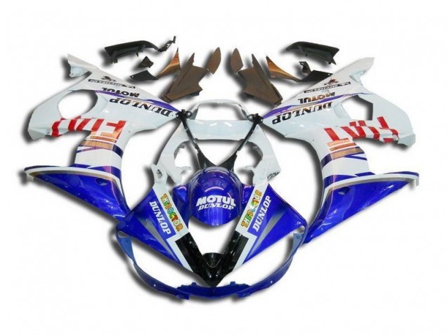 Yamaha R6 03-05 - Blanco Azul Fiat Motul Dunlop Yamaha R6 03-05 - Blanco Azul Fiat Motul Dunlop