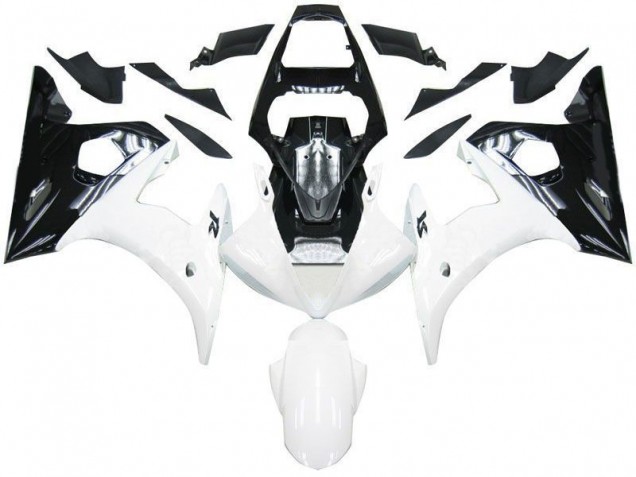 Yamaha R6 03-05 - Negro Blanco Yamaha R6 03-05 - Negro Blanco