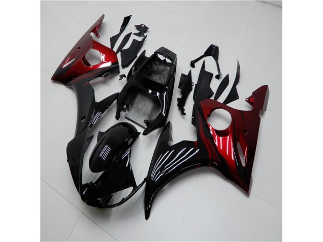 Yamaha R6 03-05 - Negro Rojo