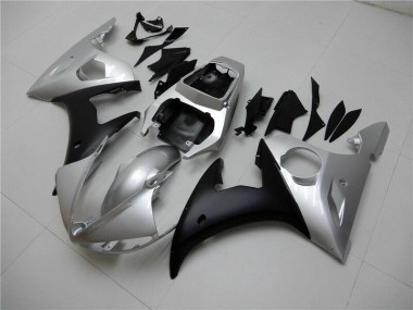Yamaha R6 03-05 - Plata Negro