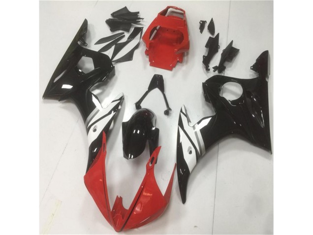 Yamaha R6 03-05 - Rojo Negro Blanco Yamaha R6 03-05 - Rojo Negro Blanco