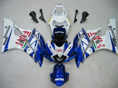 Yamaha R6 06-07 - Azul Blanco Motul Rojo Fiat