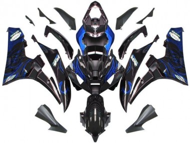 Yamaha R6 06-07 - Llama azul negra
