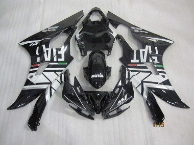 Yamaha R6 06-07 - Negro Blanco Motul Fiat