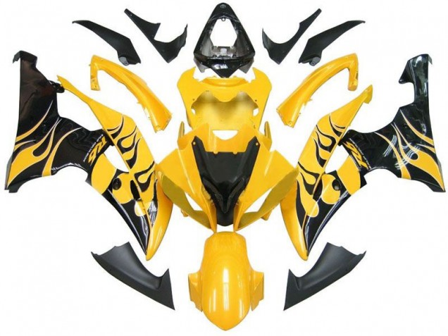 Yamaha R6 08-16 - Amarillo Negro Llama R6 Yamaha R6 08-16 - Amarillo Negro Llama R6