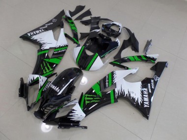 Yamaha R6 08-16 - Especial Blanco Verde Monster