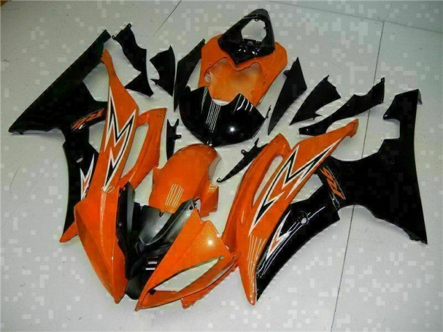 Yamaha R6 08-16 - Naranja Negro Yamaha R6 08-16 - Naranja Negro
