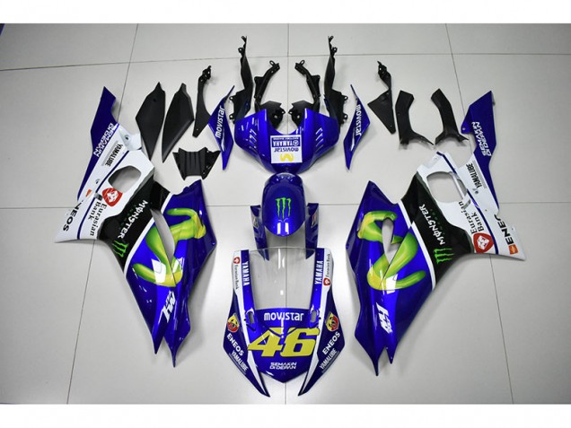 Yamaha R6 17-23 - Monster Azul Movistar 46 Yamaha R6 17-23 - Monster Azul Movistar 46